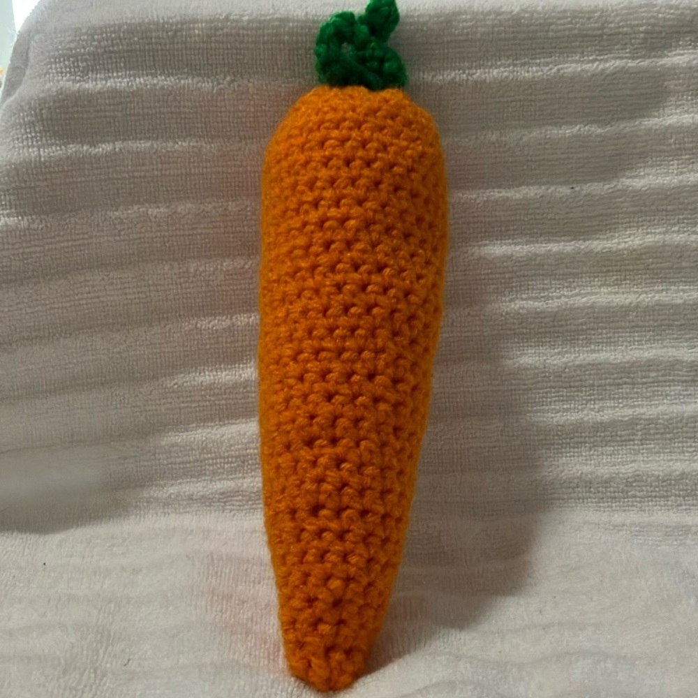 Handmade Crochet Carrot Plush
